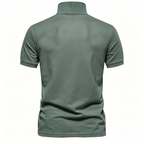 Men’s Cotton Embroidered Short Sleeve Polo Shirt