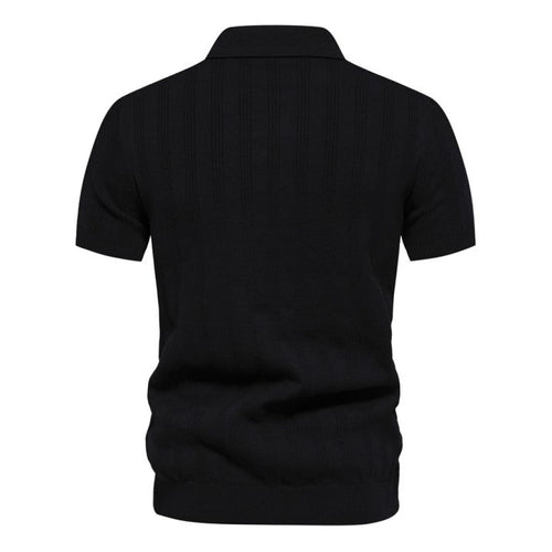 Men’s Short Sleeve Knit Polo Shirt