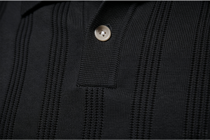 Men’s Short Sleeve Knit Polo Shirt