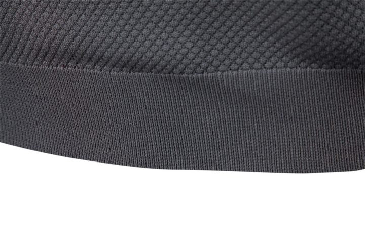 Men’s Short Sleeve Knit Polo Shirt with Waffle Texture